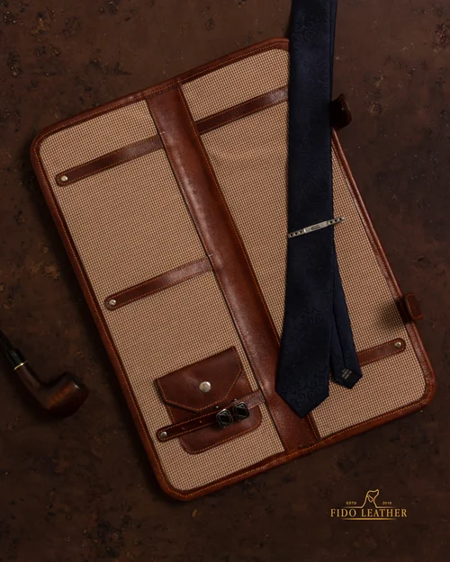 کیف چرم کراوات مدیسن